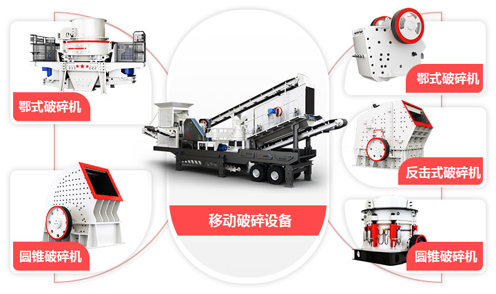 移動液壓破碎機多機組合，實現(xiàn)多種物料破碎